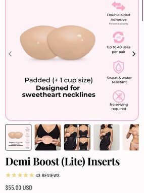 Boomba Demi Boost (Lite) Inserts – Size E